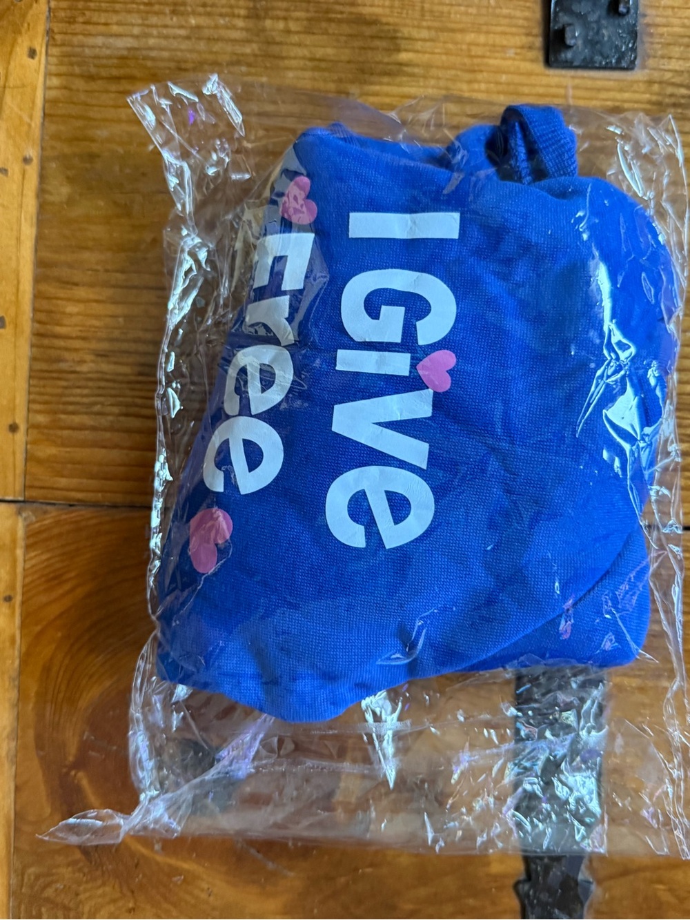 Blue 'I Give Free Kisses' Hooded Pet Shirt - Picture 7 of 7